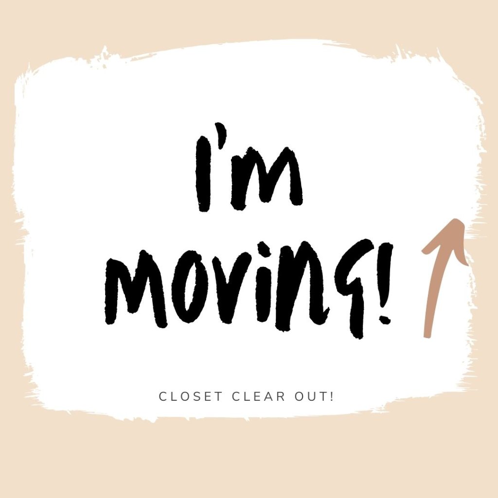 I'm Moving!